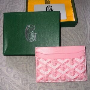 Goyard Pink Card Holder